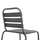 Stol bari Laura mesatare 58,5×58×104 Hcm (HM6065.01), gri