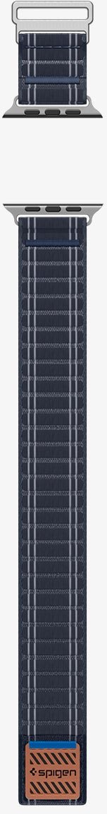Rrip ore Spigen Fabric Band, për Apple Watch 49mm 46mm 45mm 44mm, najloni, blu nevi