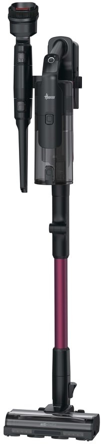 Fshesë me korrent vertikale Hoover HF610HX 011, pa kabllo, 40 min, 0.7L, e zezë