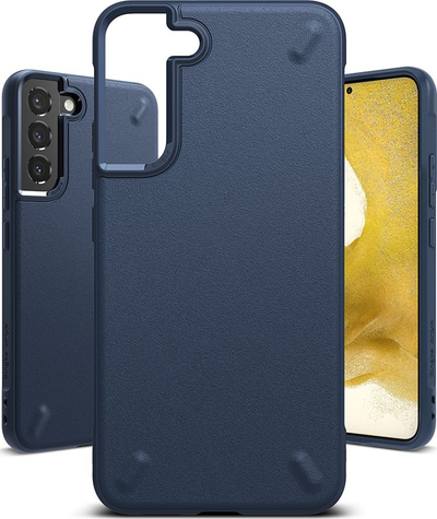 Kapak telefoni Ringke Onyx për Samsung Galaxy S22 Plus, TPU, mban mirë nga goditjet, blu navy