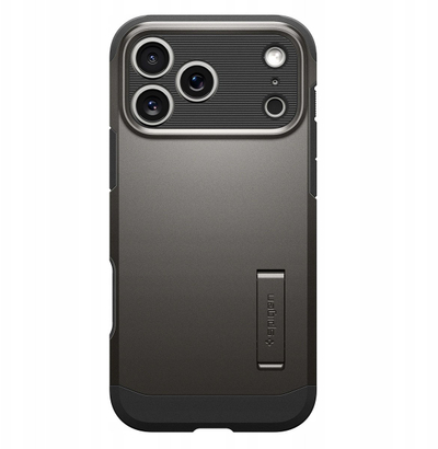 Kapak telefoni Spigen Tough Armor T MagSafe për iPhone 17 Pro Max, i fortë ndaj goditjeve, gri gunmetal