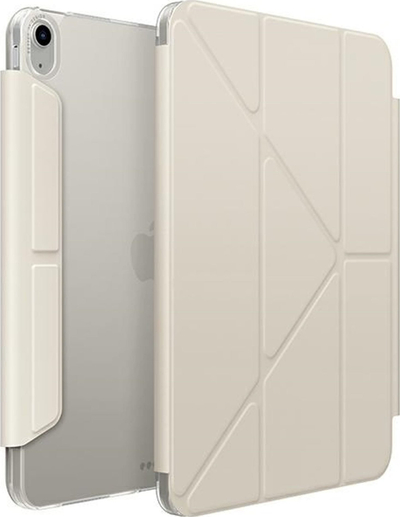 Mbrojtëse tablet Uniq Camden Click iPad Air 11" 2024 10.9" 2022, me qëndrim, transparente