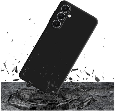 Mbulesë telefoni 3mk Matt Case për Samsung Galaxy A17 5G 4G, silikoni, e zezë