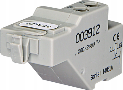Lëshues i largët LSDA DA2 për EB2, 200-240V AC, për çelësa 1250-1600A