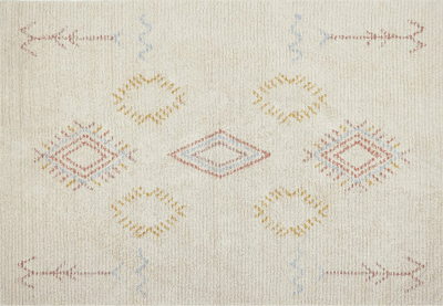 Tapet Beliani BETTIAH, 140x200 cm, pambuk, krem