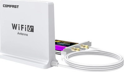 Kartë rrjeti Wi-Fi COMFAST CF-AX200 CP, AX3000, PCI-E, me Bluetooth 5.1, e bardhë
