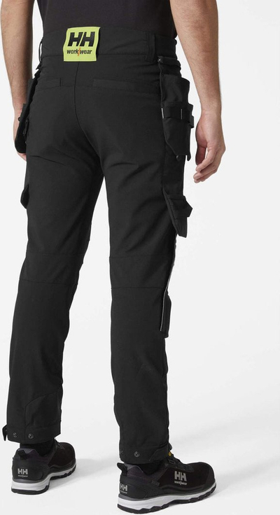Panallona pune Helly Hansen Magni Evo Construction, me xhepa pune, material Stretch, të zeza