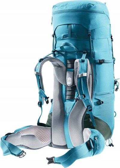 Shpinore Deuter Aircontact Lite SL, 45L+10, për trekking, blu