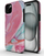 Kapak Forcell F-Protect Mirage për iPhone 16 Pro Max, i lidhshëm me MagSafe, mermer rozë