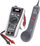 Set testues kabllosh Voltcraft VC10906565, gjetës kabllosh, testues vazhdimësie, gri