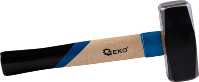Çekiç Geko G02040, me bisht druri, kokë çeliku, zi e kaltër