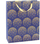 Qese dhuratash Elegant, Golden Stars Navy Blue, 32 x 26 x 12 cm, blu e errët
