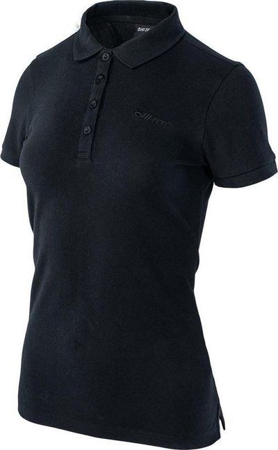 Bluzë polo Hi-Tec Lady Romso, për goca, XL, e zezë