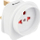Патен адаптер DPM UK Travel Adapter Plug, универзален, 110–250V, бел