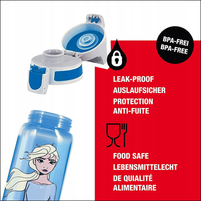 Shishe uji për fëmijë Sigg Viva One Elsa II, 0.5L, polipropilen transparente, shumëngjyrëshe