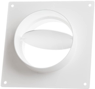Lidhës ventilimi Euro3plast, diametër 125 mm, i bardhë