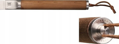 Shpatullë për skarë Fiskars Grill Chef 1066425, 35 cm, plastikë dhe silikon, e bardhë me portokalli