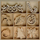 Set zbukurime druri Titanum Wooden Decorations, 40 copë, me motive dimri, ngjyrë druri natyrale