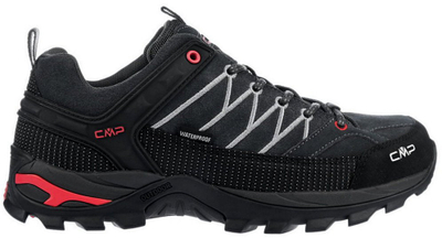Këpucë trekking CMP Rigel Low WP M, lëkurë, taban FullOn GRIP, blu