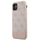 Kapak telefoni Guess 4G Stripe për iPhone 11 6.1", hardcase, rozë