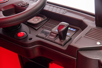 Kamion elektrik lodër Cameron Sino Scania 500R HL698, 4x4, i kuq