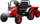 Traktori elektrik Milly Mally Farmer Red, me rimorkio, i kuq