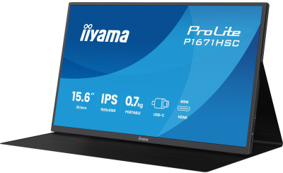 Monitor portativ Iiyama ProLite P1671HSC B1, 15.6", Full HD, i zi