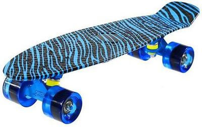 Skateboard NILS Extreme Pennyboard Art Tiger (16-3-118), i kaltër