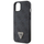 Maskë telefoni Guess 4G Crossbody për iPhone 14 6.1", lëkurë eko, me rrip, e zezë