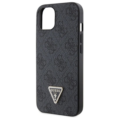 Maskë telefoni Guess 4G Crossbody për iPhone 14 6.1", lëkurë eko, me rrip, e zezë