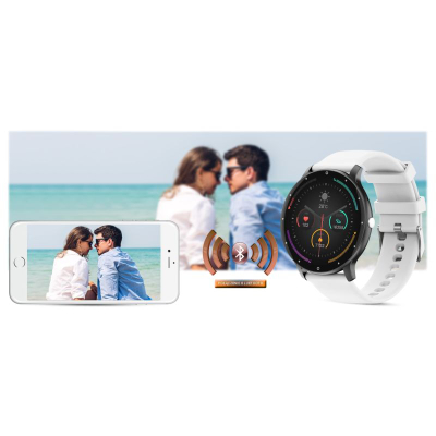 Ora e zgjuar Gravity GT1-4 PRO, ekran 1.39", Bluetooth 5.2, e zezë