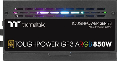 Burim energjie Thermaltake Toughpower GF3 ARGB PS-TPD-0850F4FAGE-1 ATX 3.0, 850W