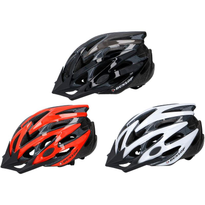 Kaskë biçiklete Dunlop MTB, e rregullueshme 55-58 cm, me vrima ajrimi, e kuqe