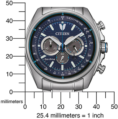 Orë dore për meshkuj Citizen Eco-Drive Chronograph CA4567-82H, e hirtë