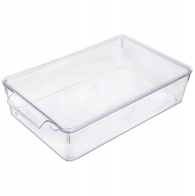 Organizues frigoriferi Orion 731633, me kapak, 32.5x20x7.5 cm, transparent