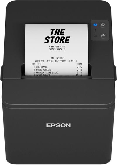 Printer termik POS Epson TM-T20IV, 203x203 DPI, me kabllo, gri