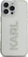 Kuti mbrojtëse Karl Lagerfeld IML Rhinestones Logo për iPhone 16 Pro Max, transparente