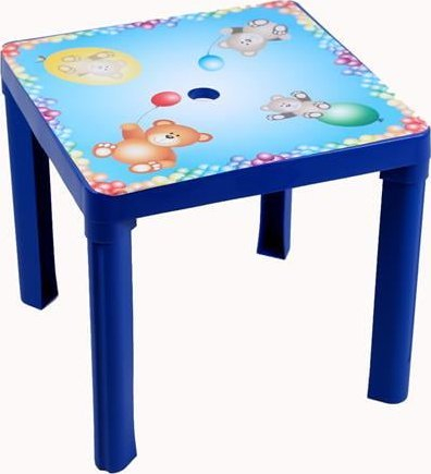 Tavolinë kopshti për kalamoj Star Plus Children's Garden Table, plastike, 46 x 46 x 43 cm, blu