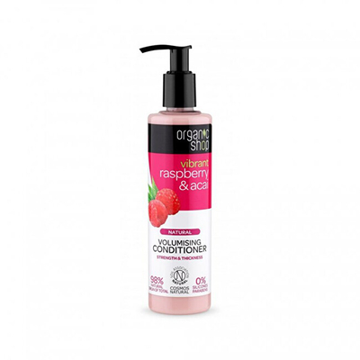Balsam për flokë Organic Shop Volume Raspberry and Acai 280 ml