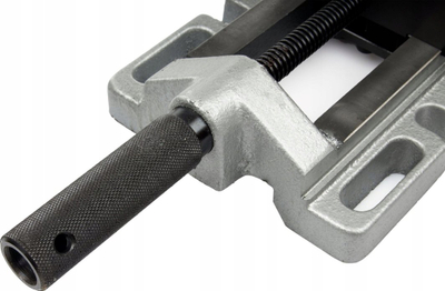 Mengene për makinë shpimi Bahco 6543-150, hapje 150mm, trup gize, gri