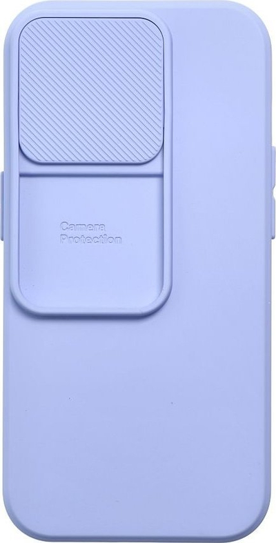 Futrollë telefoni OEM Slide Case për iPhone 11 Pro, me mbrojtje kamere, silikoni, ngjyrë vjollcë