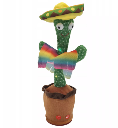 Lodër kaktus muzikor Extralink Toys, LED, përsërit zërin, USB