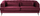 Divan Beliani Sletta, 3 veta, kadife, burgundy