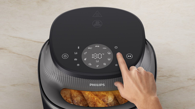 Fritezë ajri Philips Series 3000 NA322-00, 4.2L, dritare shikimi, e zezë