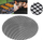 Maskë e rrumbullakët për grill Home Appliances, 40cm, e zezë