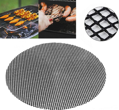 Maskë e rrumbullakët për grill Home Appliances, 40cm, e zezë