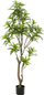 Bimë artificiale Emerald Dracaena, 155 cm, me vazo të zezë, jeshile