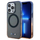 Mbrojtëse telefoni BMW Gradient Bumper MagSafe, për iPhone 15 Pro Max 6.7", transparente, gri