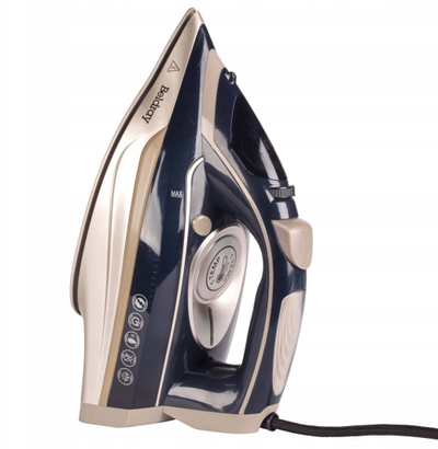 Hekur me avull Beldray 3200W, 200 g/min, blu e artë