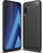 Mbrojtëse telefoni Carbon Lux për Samsung Galaxy A01, TPU, efekt brushed metal, e zezë